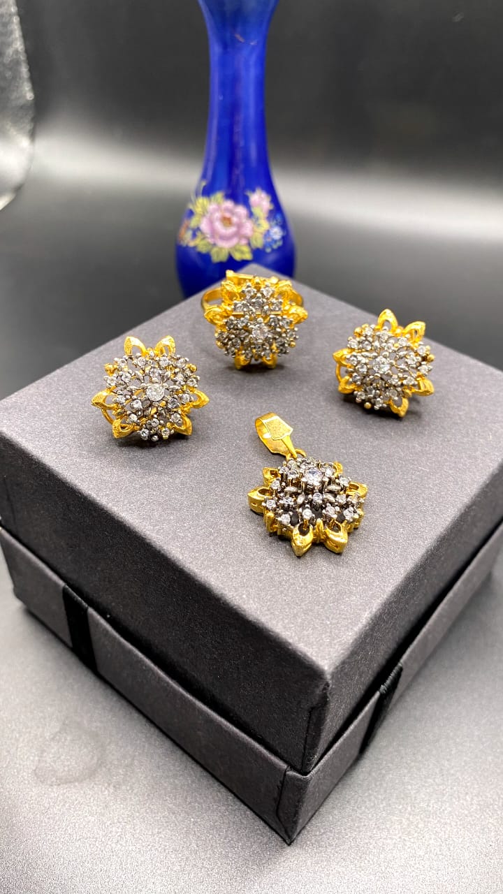 Diamond cut combo set