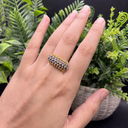 22k Dipped Diamond Cut Set