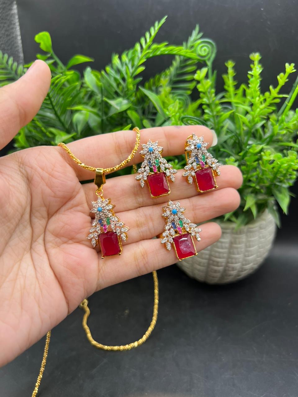 Zircon square set