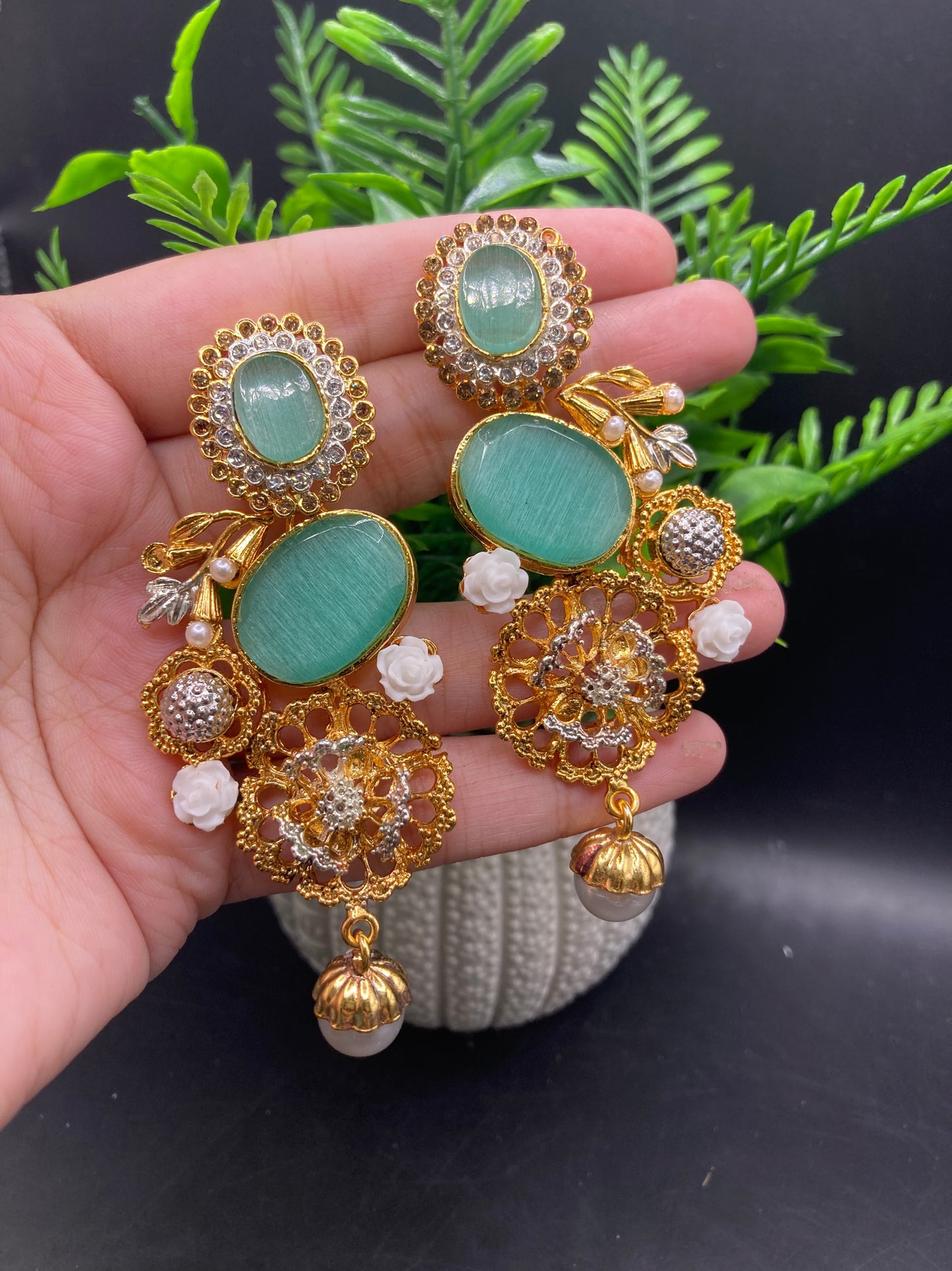 long earrings