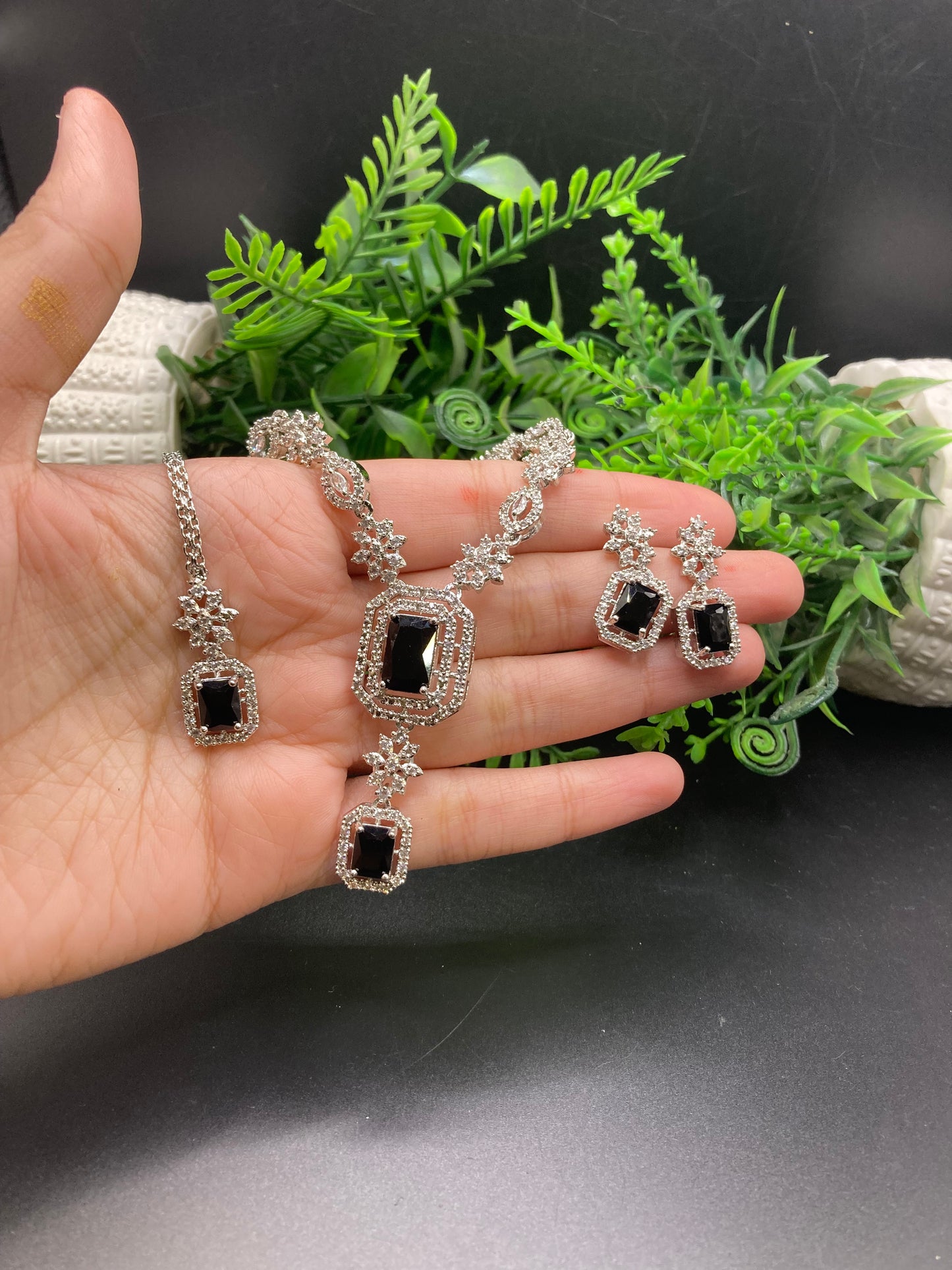 American Diamond Necklace set