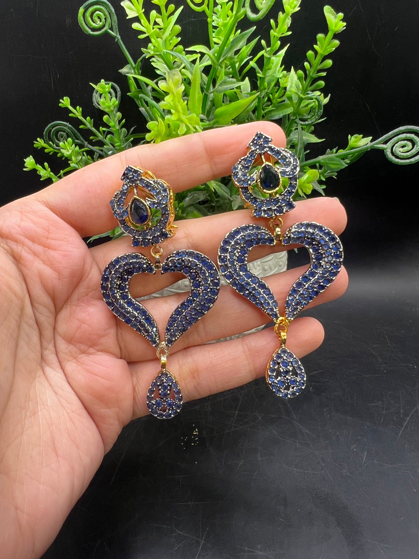 Long earrings