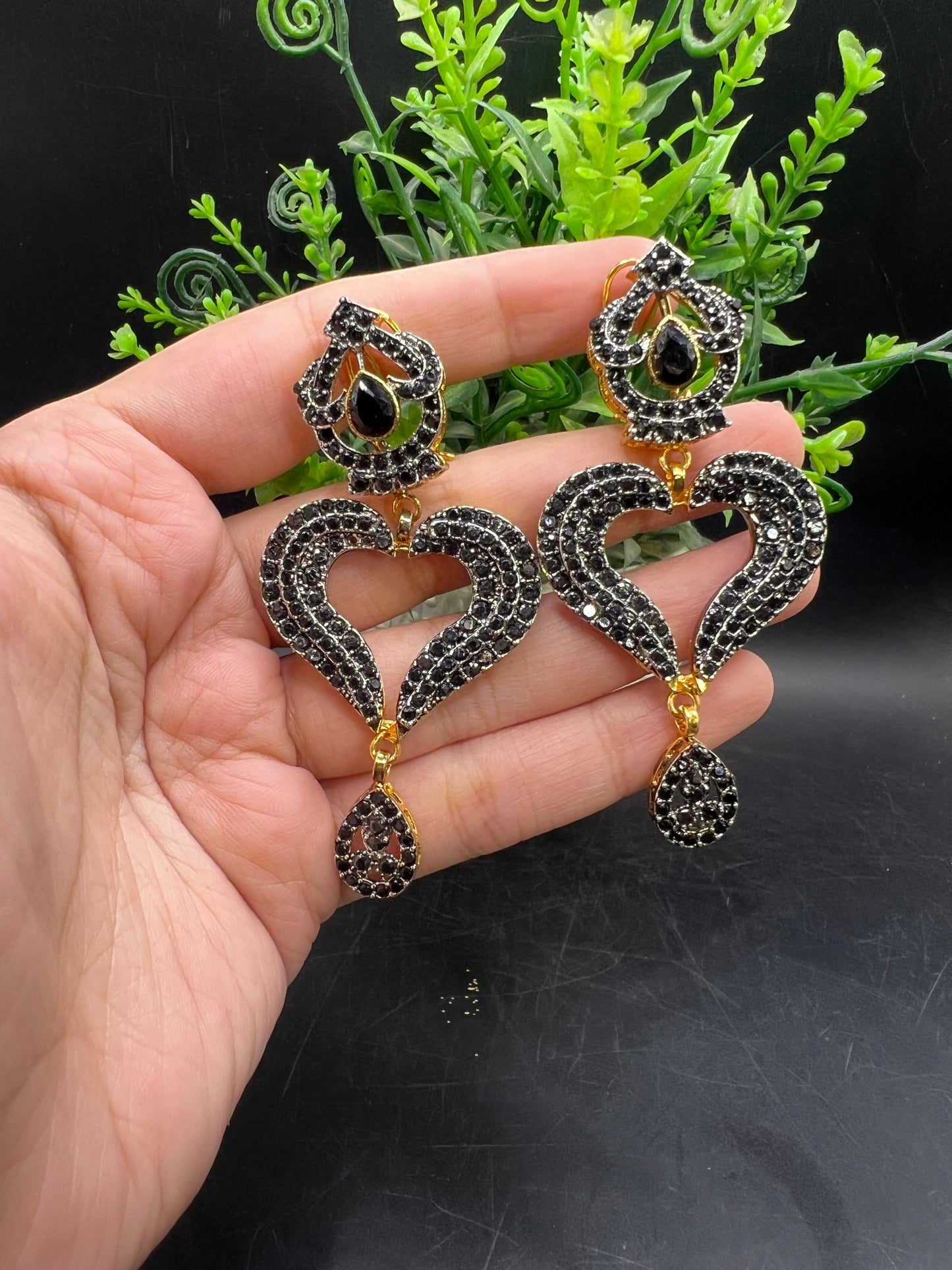 Long earrings