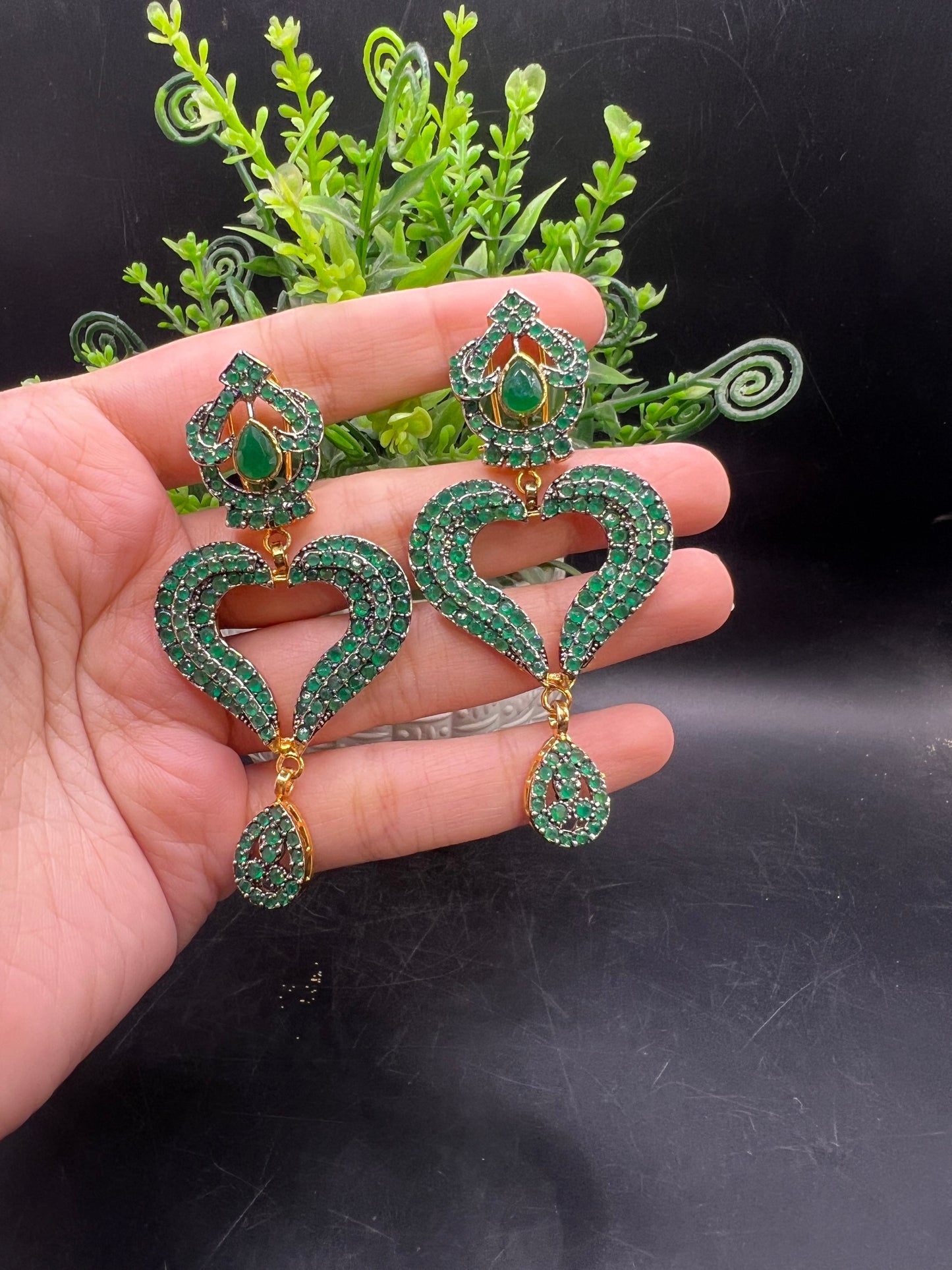 Long earrings