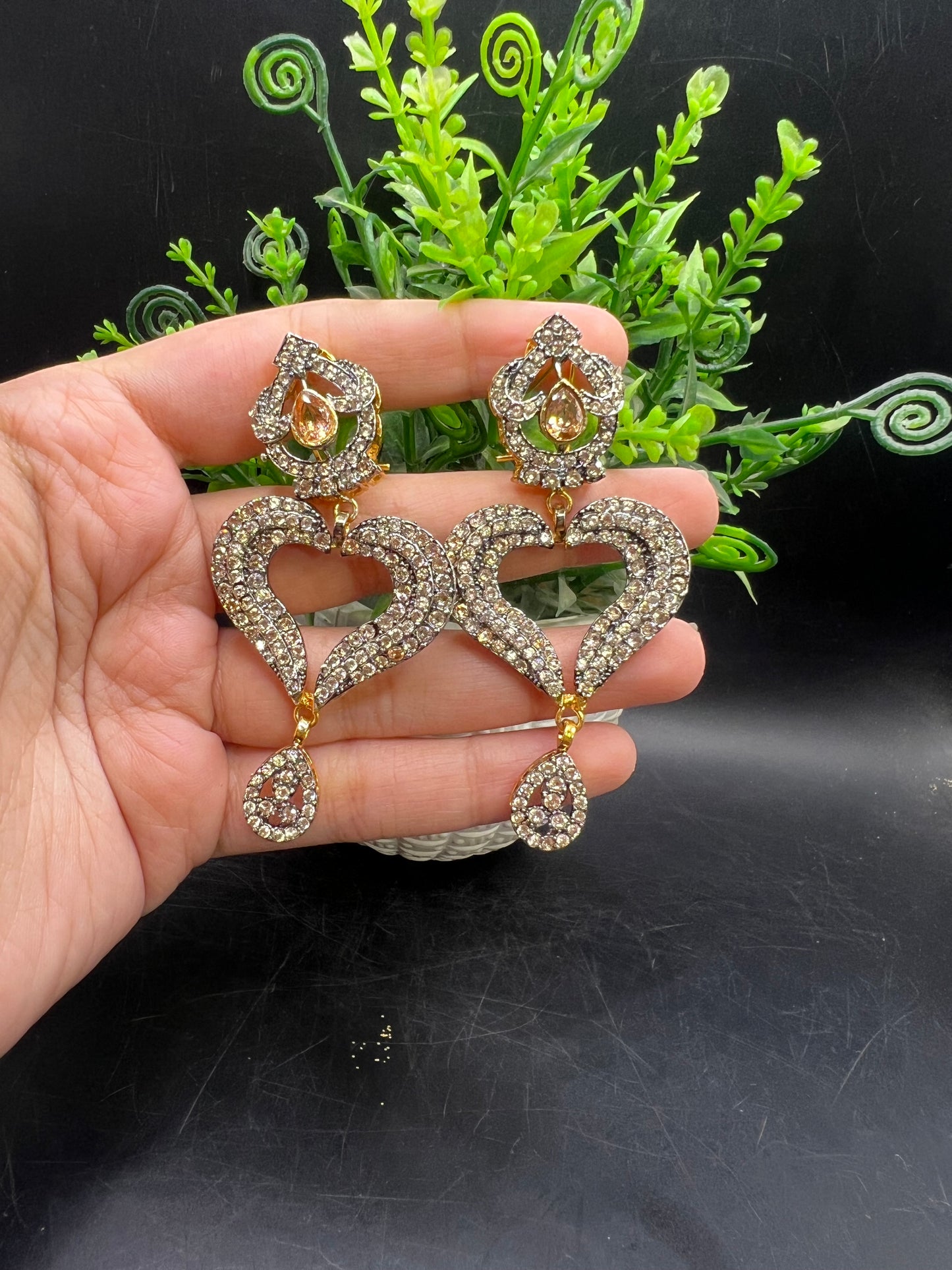 Long earrings