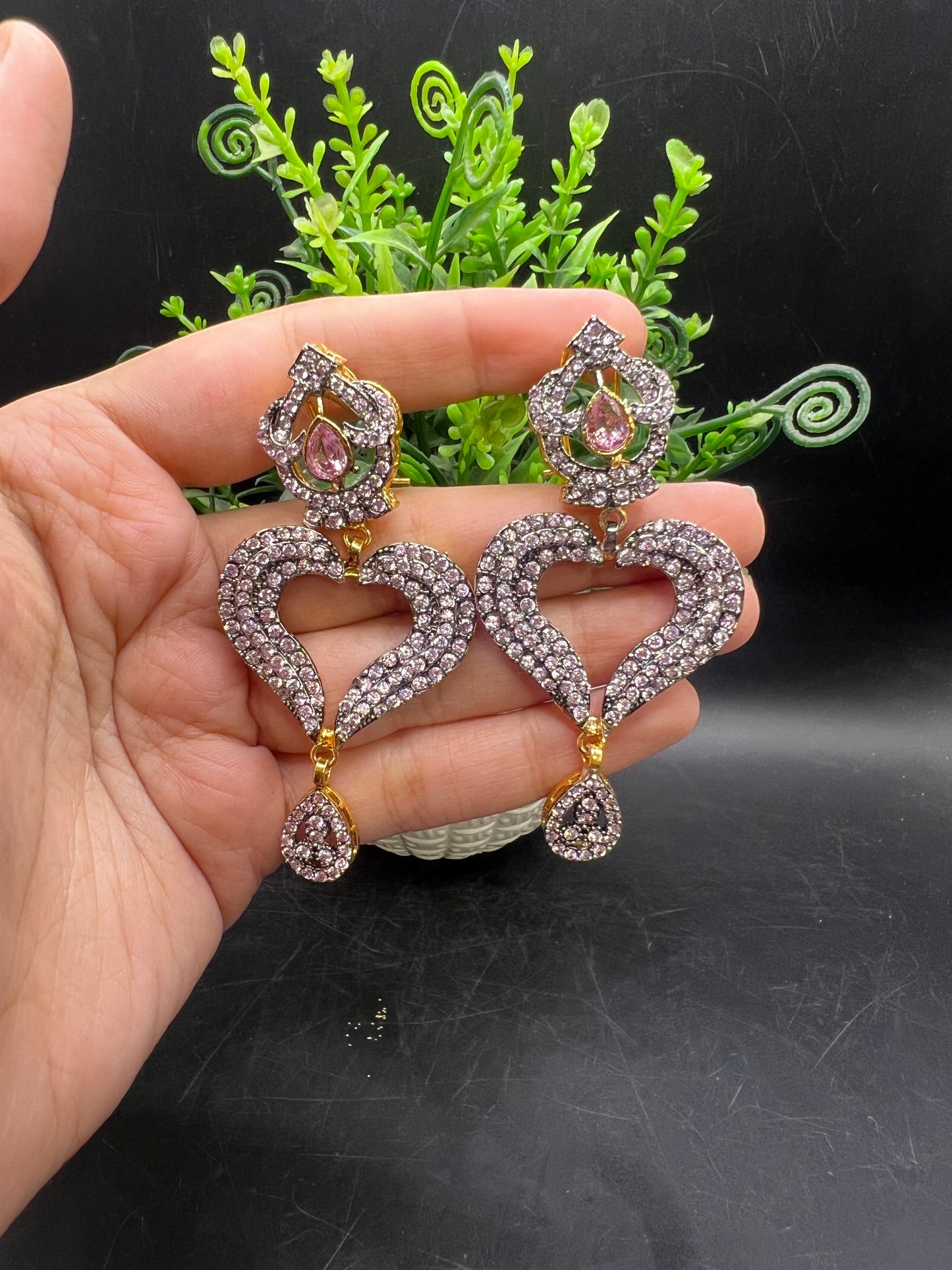 Long earrings