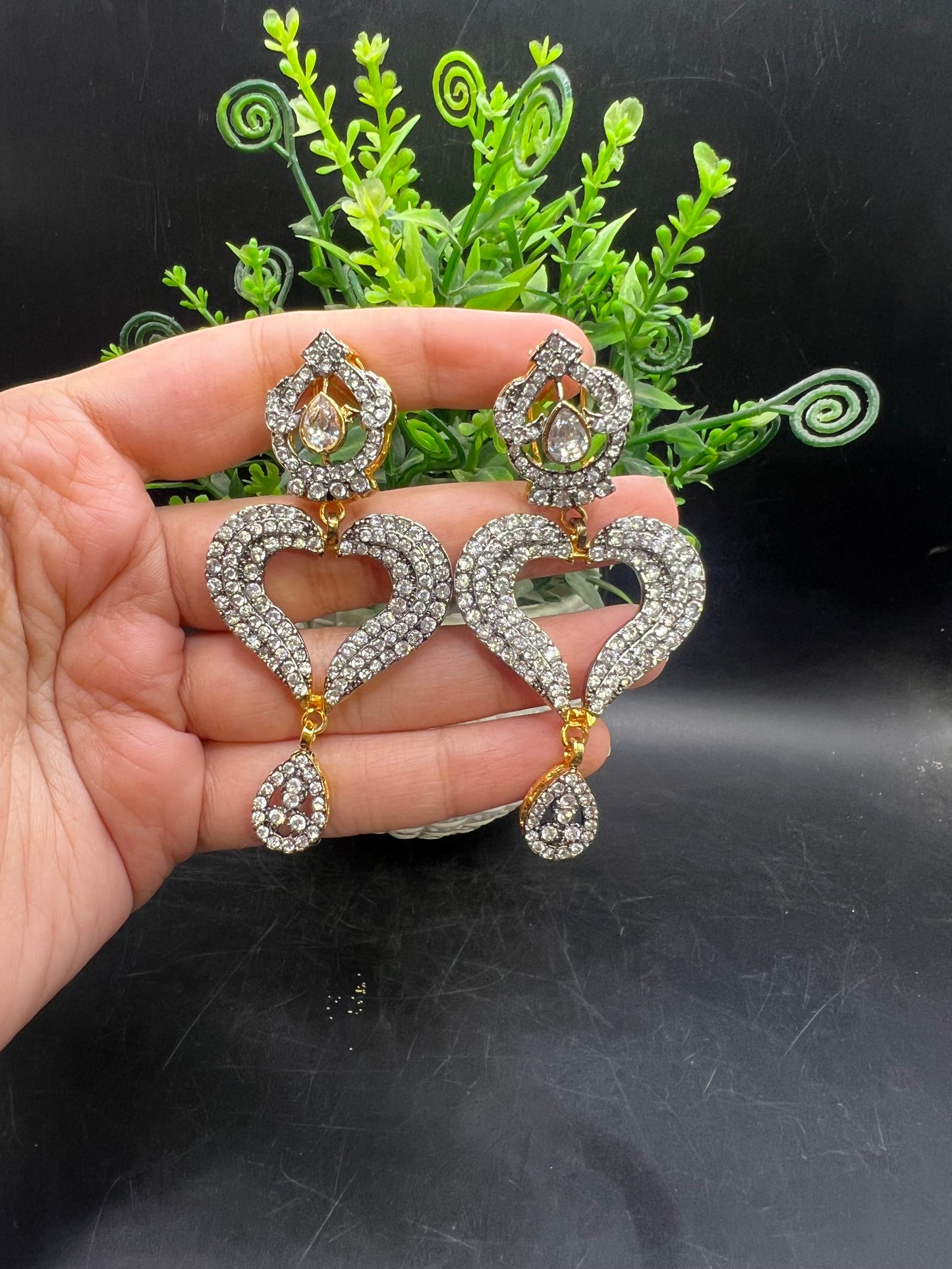 Long earrings