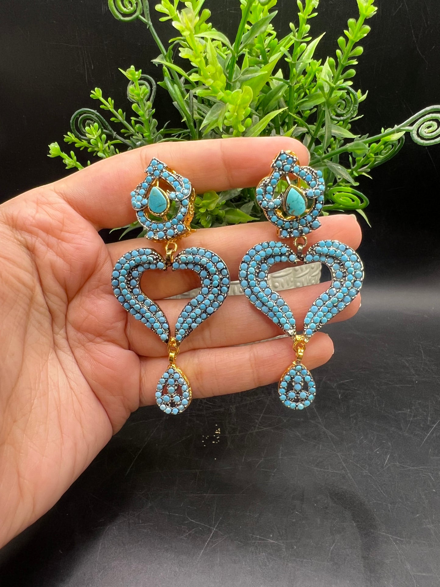 Long earrings