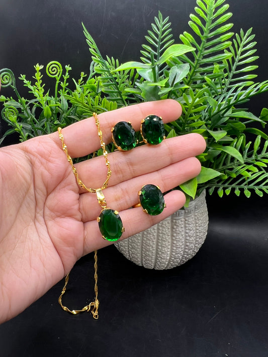 Single stone set