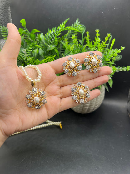 Traditional Pearl mala Set