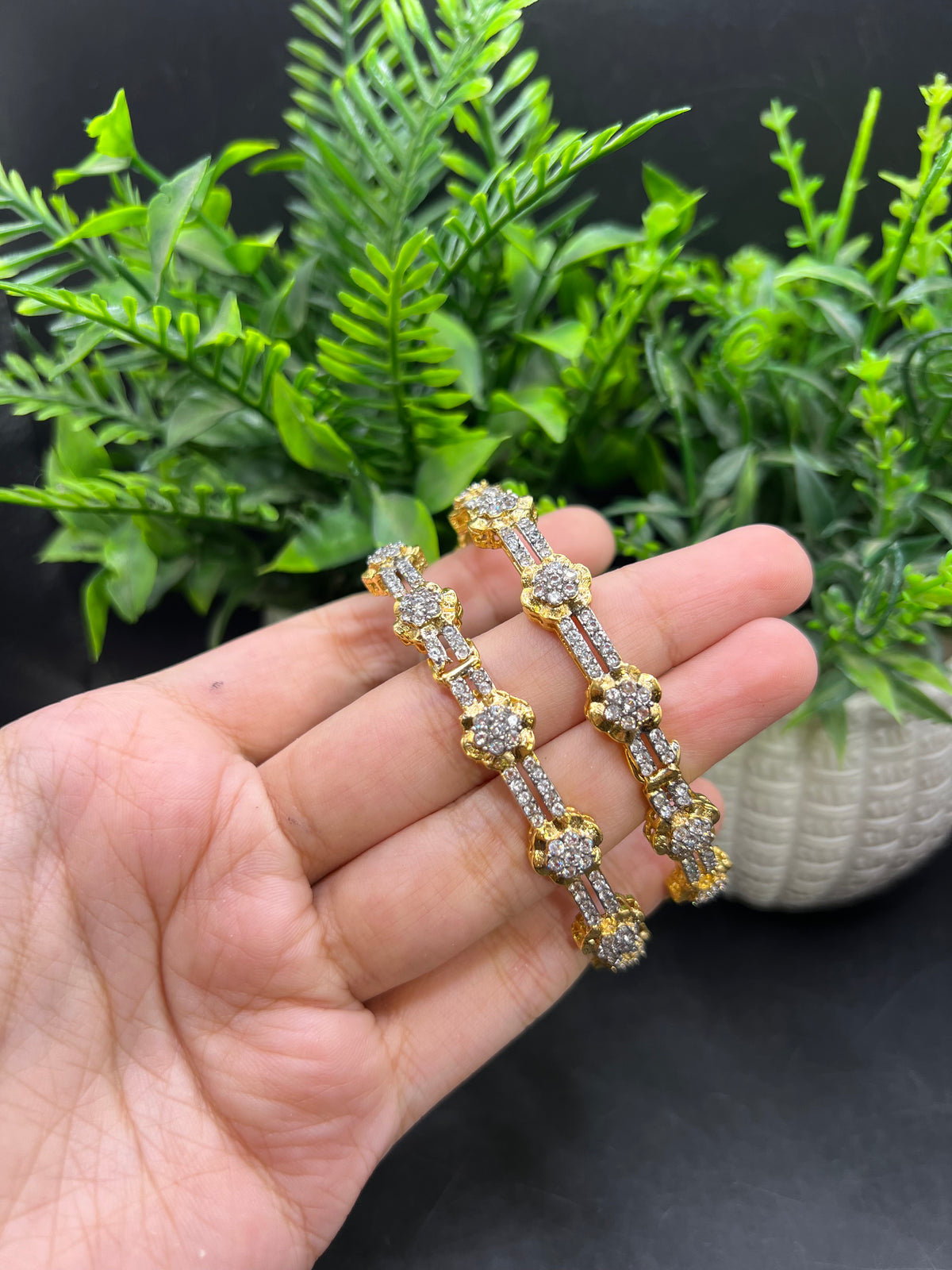 22k dipped kangan pair